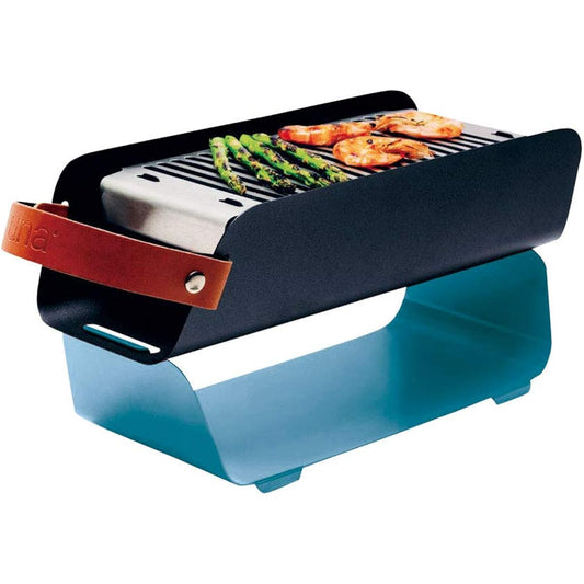 ASPLUND Portable Outdoor Grill BL (Pastel Blue) Size: Approx. W43.5 D17 H11 693149