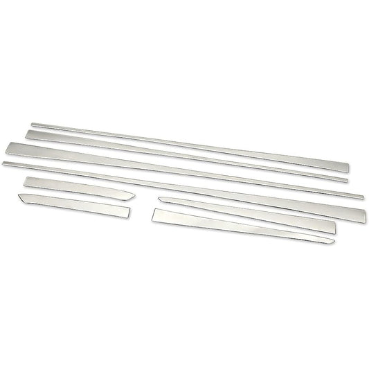 YOURS: 80 Series Noah Voxy Early/Late Side Garnish [Lower] 8PCS [Stainless Steel] 80 NOAH VOXY Custom Parts Accessories Dress Up TOYOTA y33-035 [2] S
