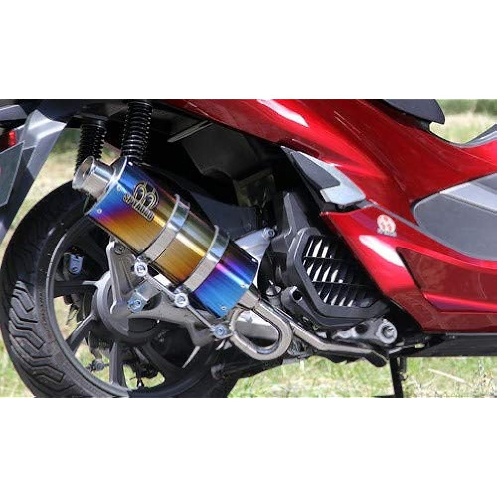 Special Parts Tadao (SP TADAO) Full Exhaust PCX125 (18-) JF81 Pure Sports Silent Version Titanium Blue JMCA Government Certification PURESPORT SilentVersion TitanBlue PC1-GE-36