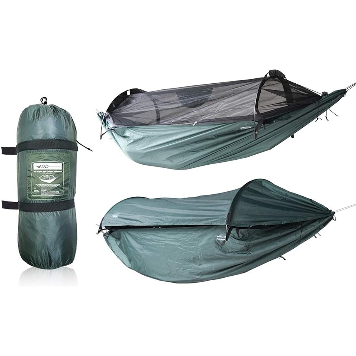DD SuperLight Jungle Hammock Super Light Jungle Hammock Fully Modular Hammock Camping System [Parallel Import]
