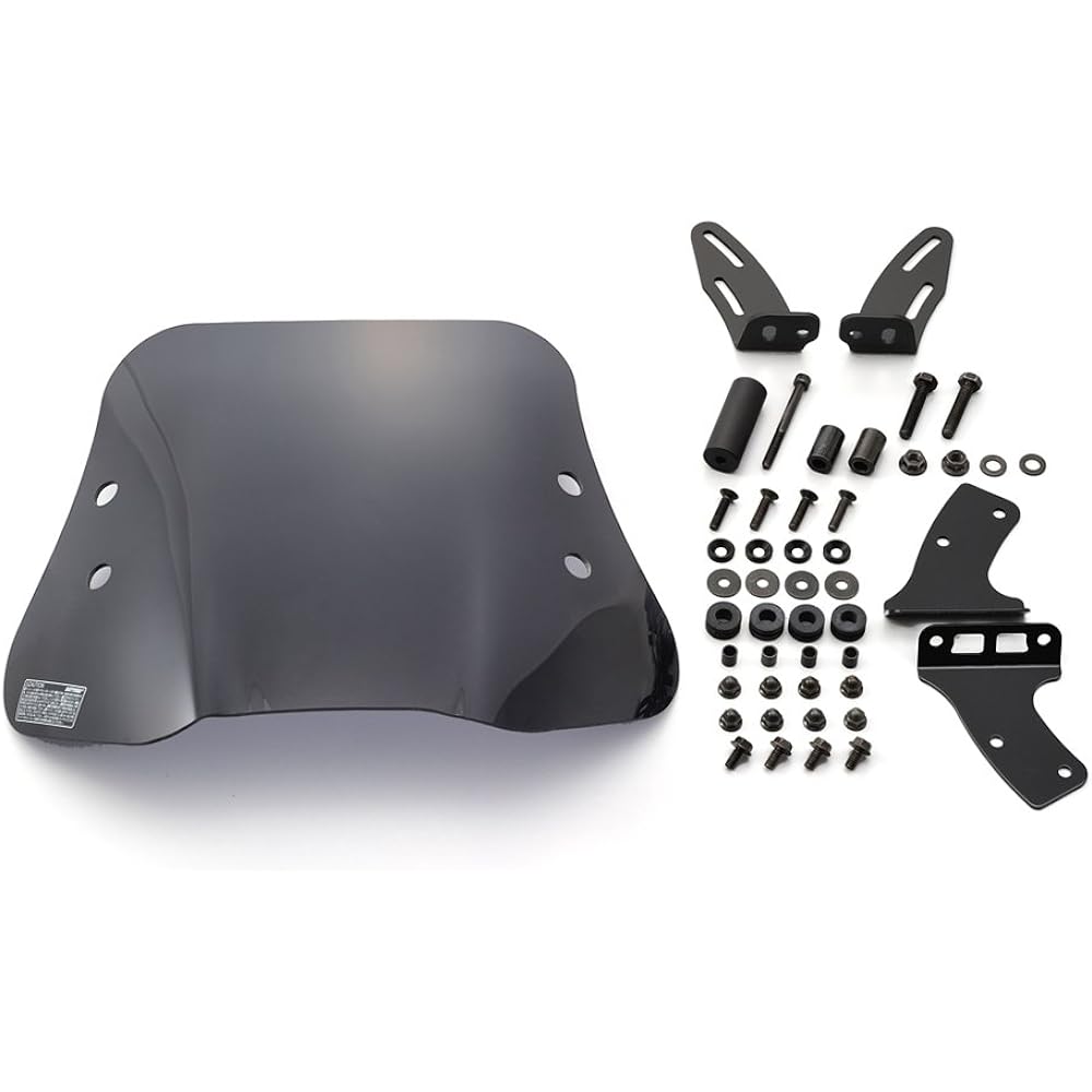 Daytona Motorcycle Screen with Clamp Bar for Axis Z (17-21) Windshield SS Series Short Smoke 96552