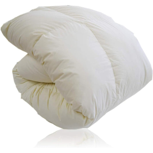 Made in Japan, Down Futon, Down Duvet, Double, 85% White Duck Down, Feather Weight: 1.6kg, Japan Feather Products Cooperative New Gold Label, 330 Down Power, Light Fabric, Feather Power Up Processing, Lots of Feathers, Clean [85%D] (Double)