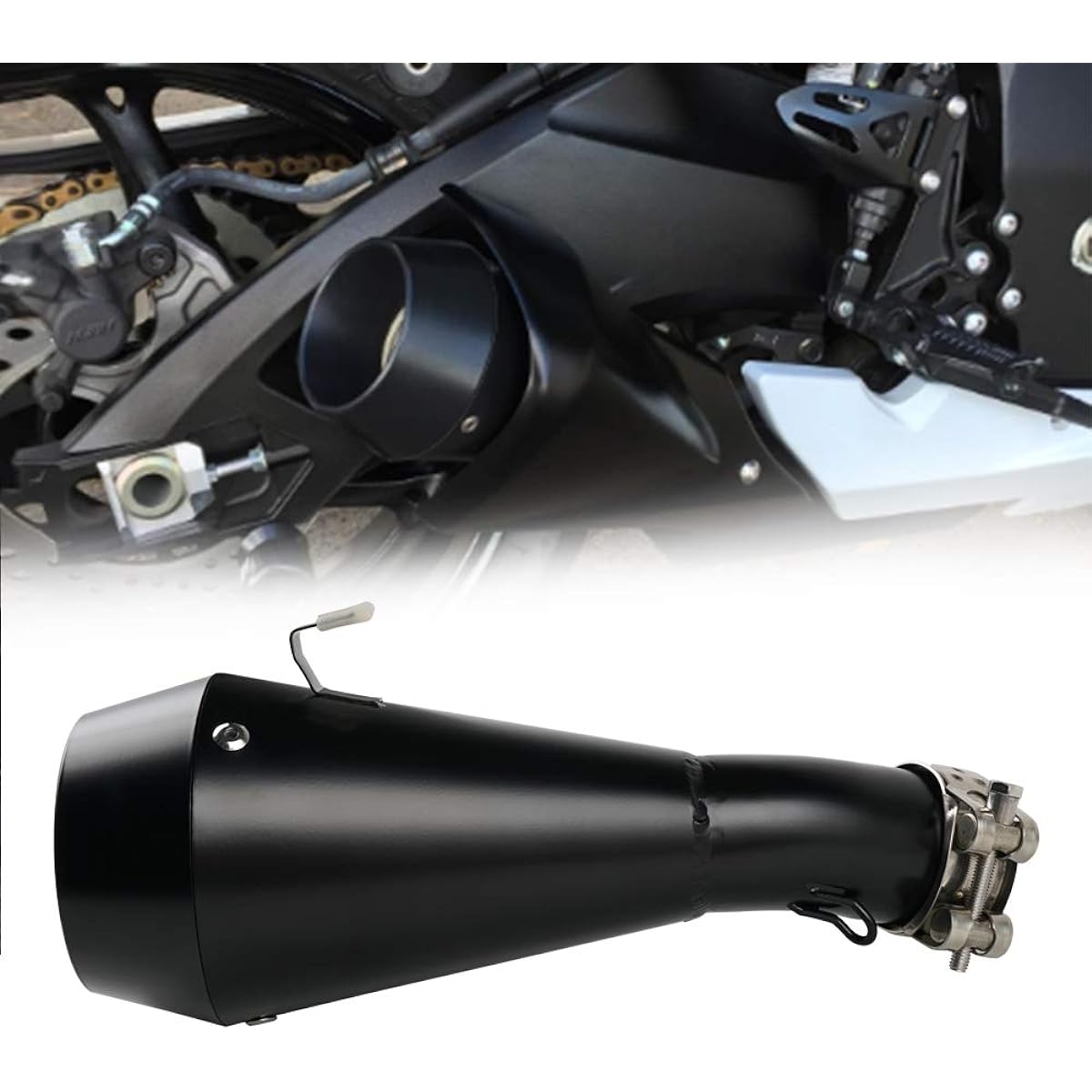 NICECNC GP Slip -On Exhaust Muffler Pipe DB Killer Suzuki GSXR600 GSXR750 2011 2017 2016 2016 2017 2019 2019 2020 2021 2022