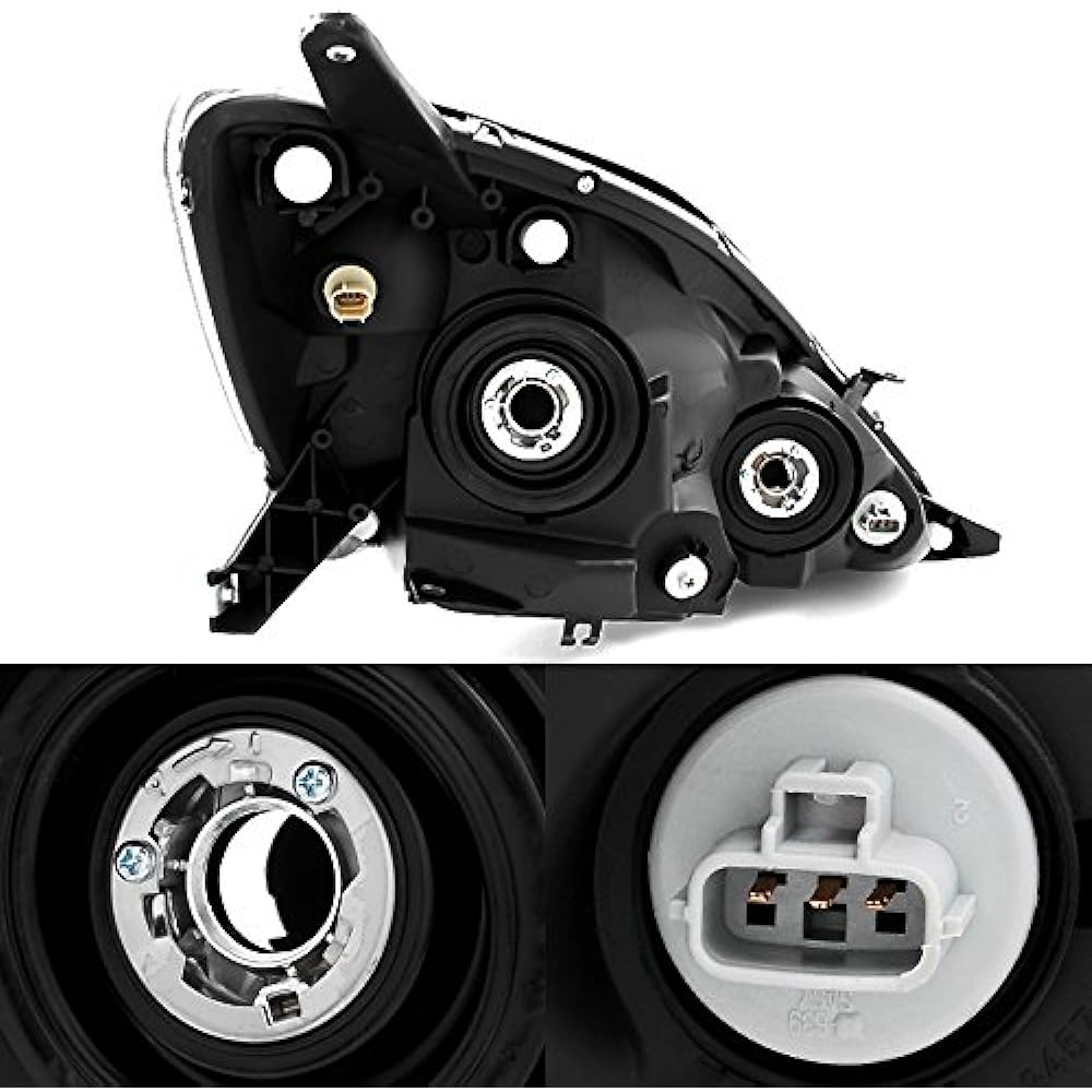 AKKON Toyota Siena Halogen Type Chrome Driver left Front headlight headlamp Front light replacement