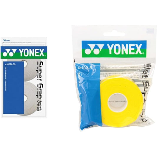 YONEX Tennis Wet Super Grip (30 pieces) White AC102-30