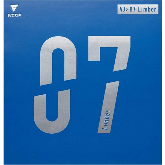 VICTAS Table Tennis Rubber VJ>07 Limber Speed Tension Back Soft Red/Black 020721