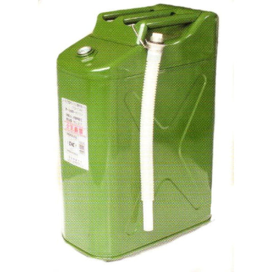 Tamaki Manufacturing Gasoline Portable Can Vertical 18L TS-T18 25mm Cap Green