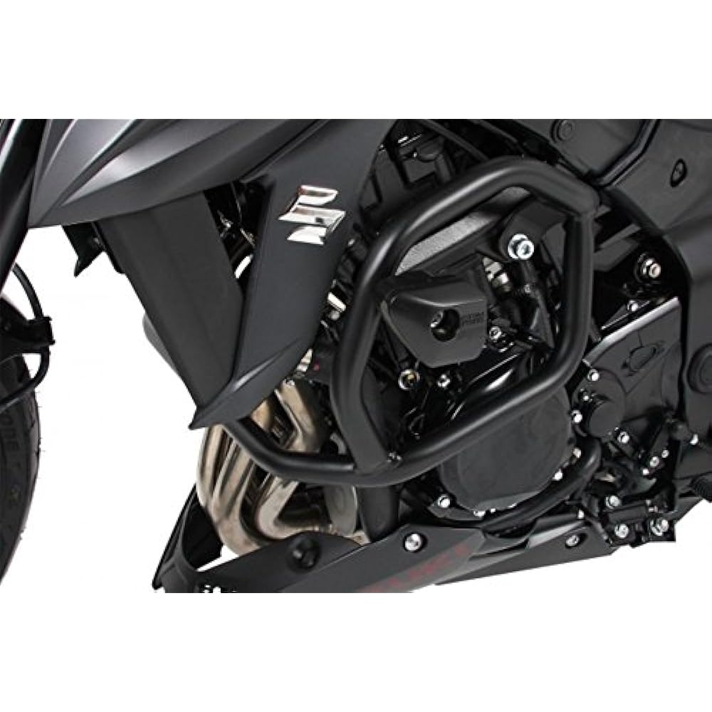 HEPCO&BECKER Engine Guard with Crash Pad Steel Black GSX-S750(17) 5013540-0001