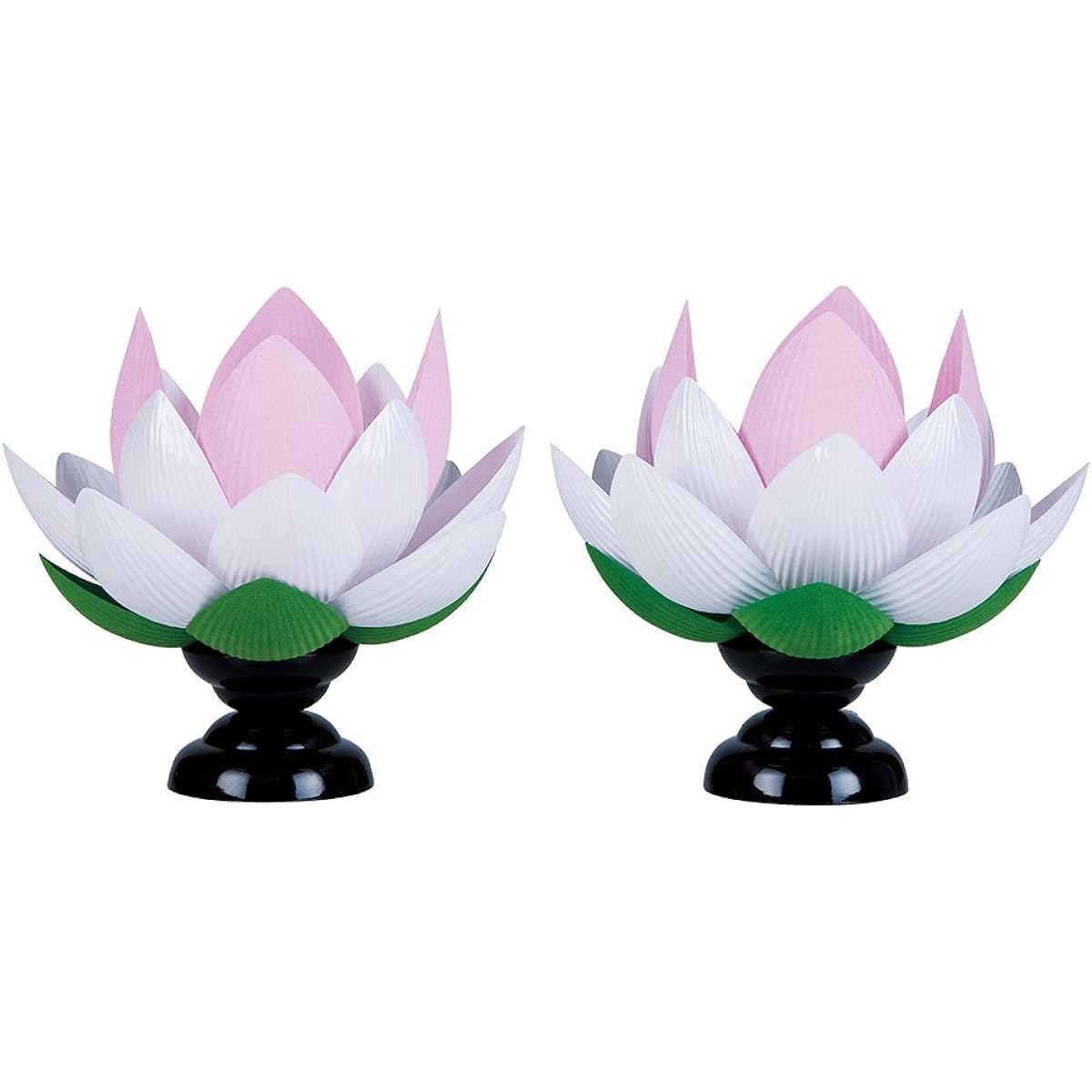 Buddhist altar shop Takita Shoten Bon lanterns Rotating spiritual lanterns Everlasting flower lotus 6704 (pair) ◆ Height 20 cm x Width 18 cm ◆ Standing lanterns Certificate included