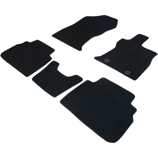 Fenice Car Mat Floor Mat Domestic Production (Subaru Forester SK Series AT Vehicles) <Compatible with Subaru Dial Hooks> Black Anti-Slip Shape Resistant to Slip Car Mat (Car Parts Specialty Store)