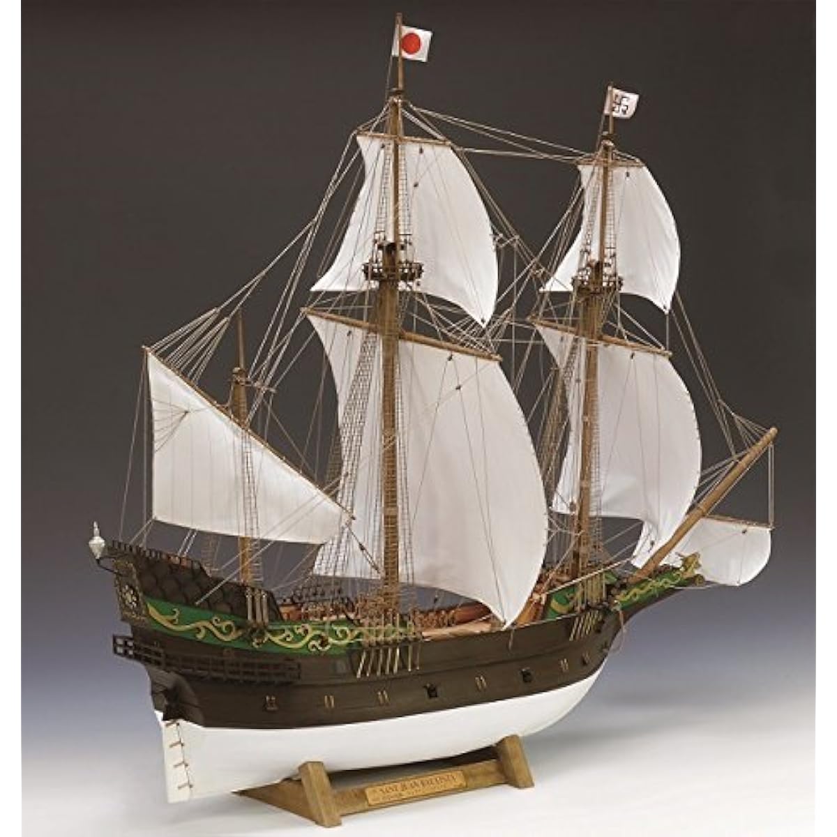 Woody Joe 1/80 San Juan Bautista Wooden Sailing Ship Model Assembly Kit