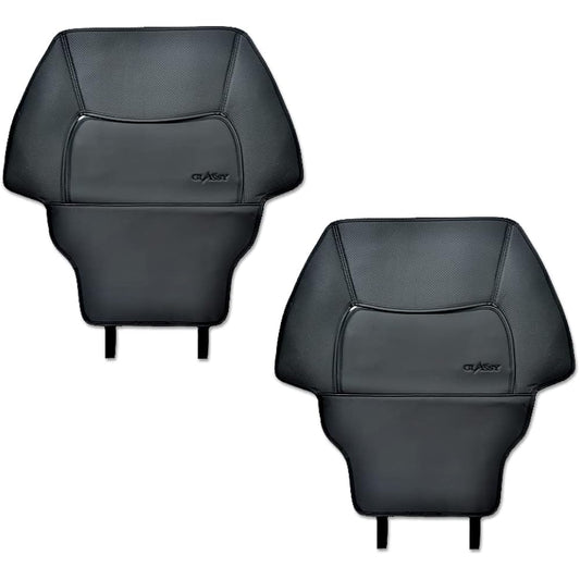 GLASSY Alphard/Vellfire 30 Series Seat Kick Guard Driver Seat/Passenger Seat Set Black