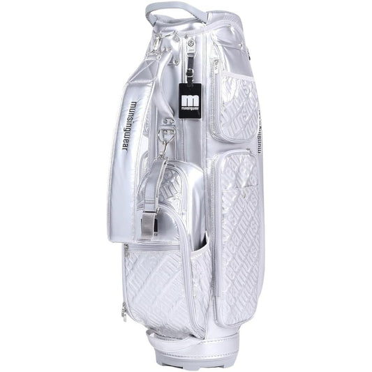 [Munsingwear] Caddy Bag [ENVOY] 2.8kg 8.5 type 4-division 46-inch compatible with iron cover Elegant Golf MQCWJJ10W Women's SV00 (Silver)