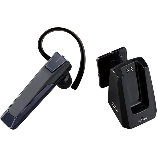 SEIWA Car Supplies Bluetooth Wireless Earphone Microphone ver5.1 BTE170 Black Noise Canceling Waterproof IPX5