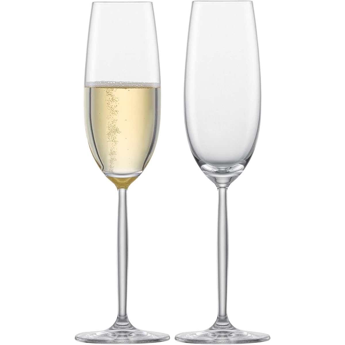 Schott Zwiesel Champagne Glass Clear 219ml DIVA Flute Champagne EP 104594 2 pieces
