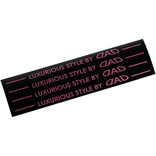 Garcon DAD side mirror sticker pink glitter ST093-03 D.A.D