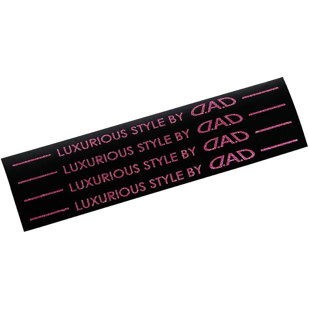 Garcon DAD side mirror sticker pink glitter ST093-03 D.A.D