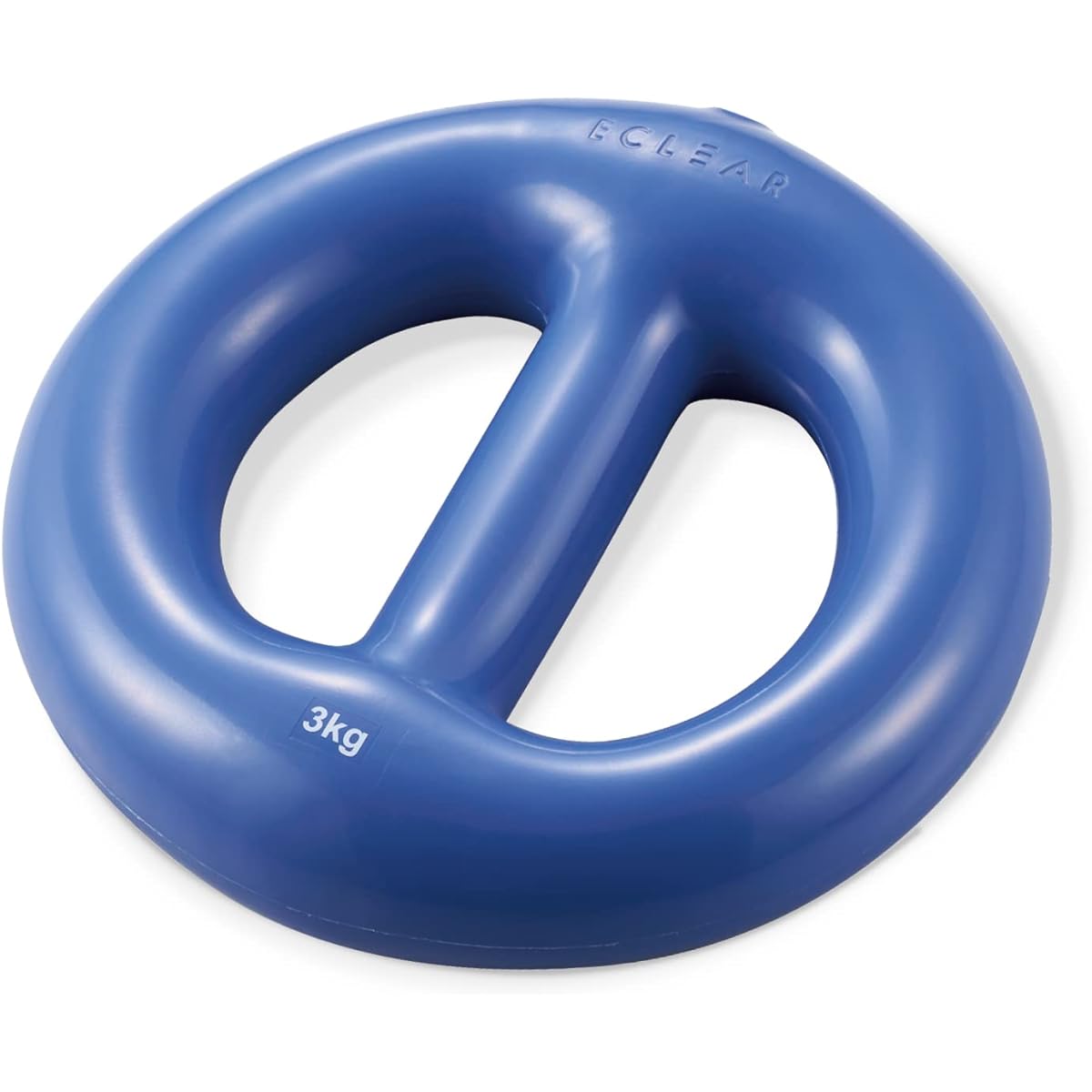 ELECOM Soft Ring Dumbbell Ekuria Sports Muscle Training 2kg/3kg Shock Absorption Sand Weight Two Handed Kettlebell Plate