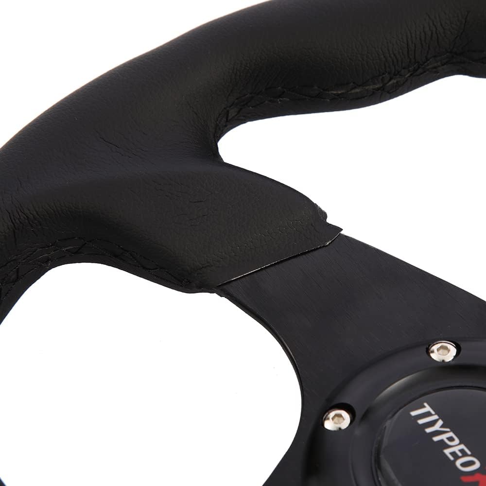D-shaped drift car race steering wheel, low grip steering that also serves as normal position,