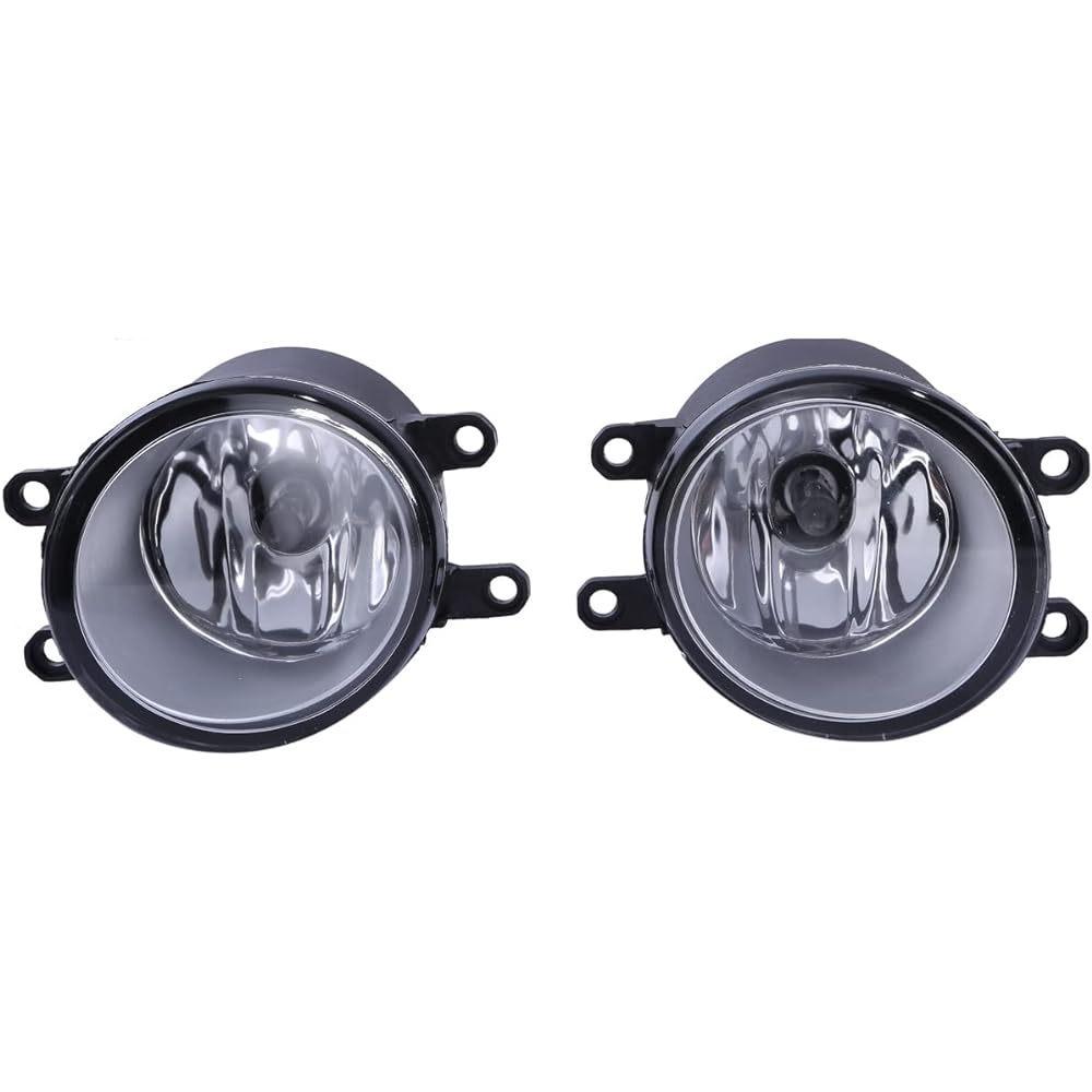 CustomDivine Toyota Aqua NHP10 Fog Lamp Kit Full Set with Left and Right Fog Covers Front Lamp Glass Lens TOYOTA AQUA External Product (Set)