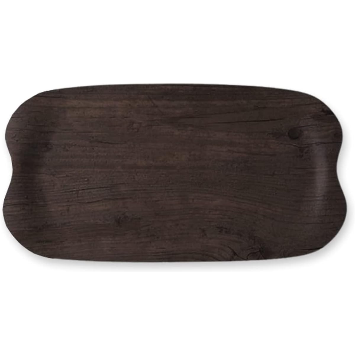 J-kitchens Bon Tray Tray 43cm Earth Tray Dark Wood 43x23cm Made in Japan