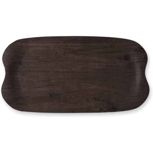 J-kitchens Bon Tray Tray 43cm Earth Tray Dark Wood 43x23cm Made in Japan