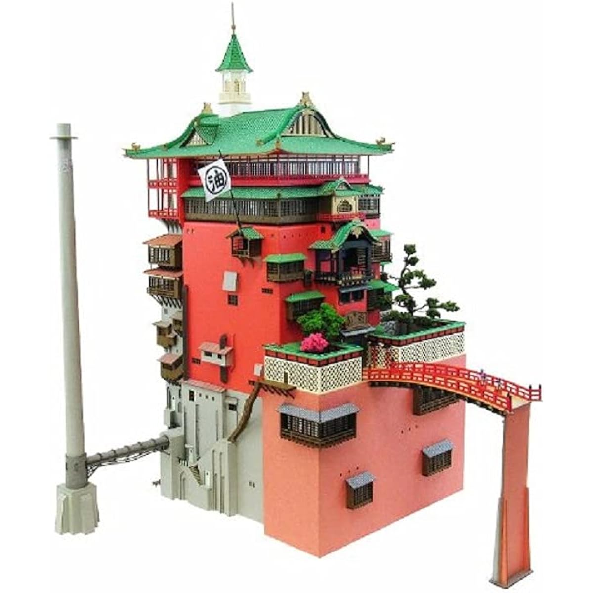 Sankei Miniatuart Kit Studio Ghibli Series Spirited Away Aburaya 1/150 Scale Paper Craft MK07-10