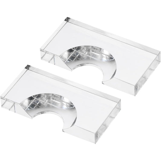 PATIKIL 2pcs 2 1/16“ Acrylic Billiard Locator for Pool Ball Snooker Ball Holder Billiard Ball Location Marker Clear