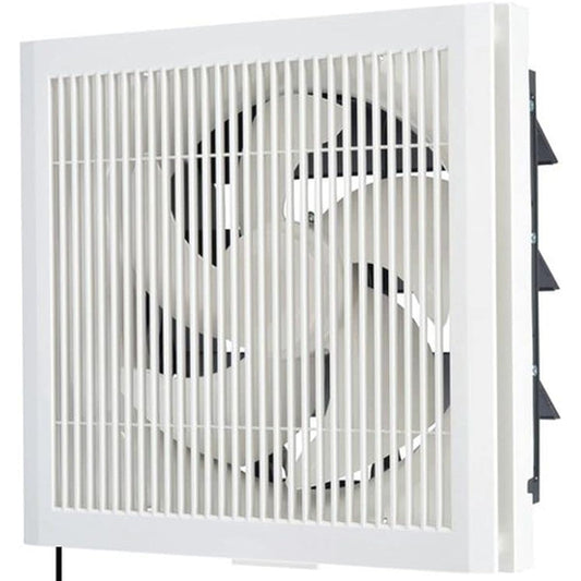 MITSUBISHI ELECTRIC Standard Ventilation Fan Clean Compaq Lattice Type Interlocking Shutter Drawstring Included 20cm White EX-20LK9-C