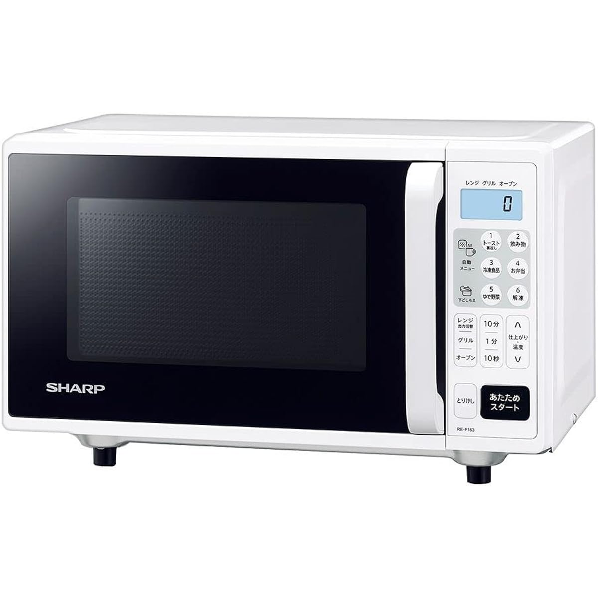 Sharp RE-F163-W (White) Microwave Oven 16L Flat Chamber