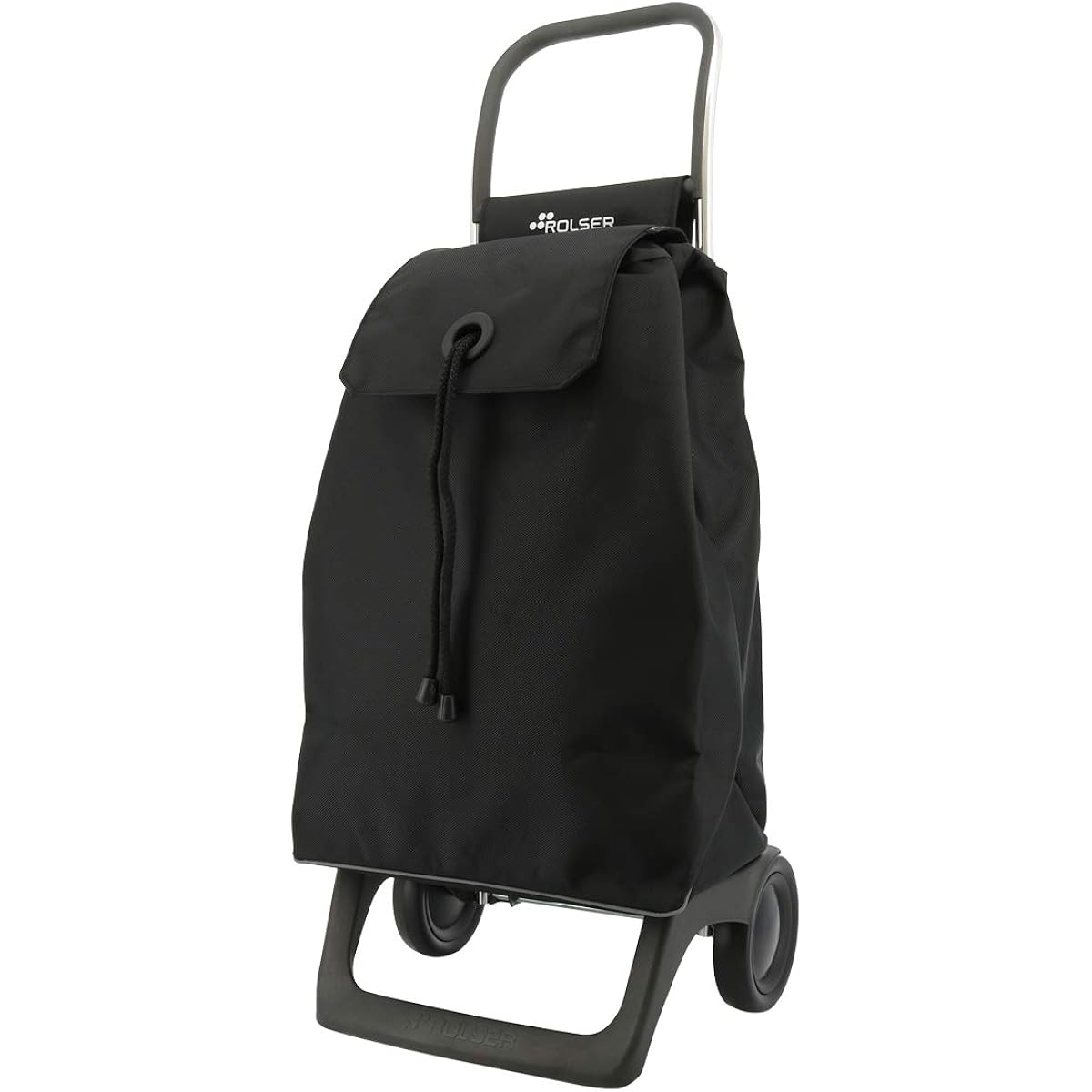 [ROLSER] Shopping Cart 2 Wheels Stylish Brand Light Quiet 20133-14001 20133-14002 ROLSER nananoel Quiet Lightweight Carry Cart Carry Bag Shopping Carry Folding Compact [210] Black
