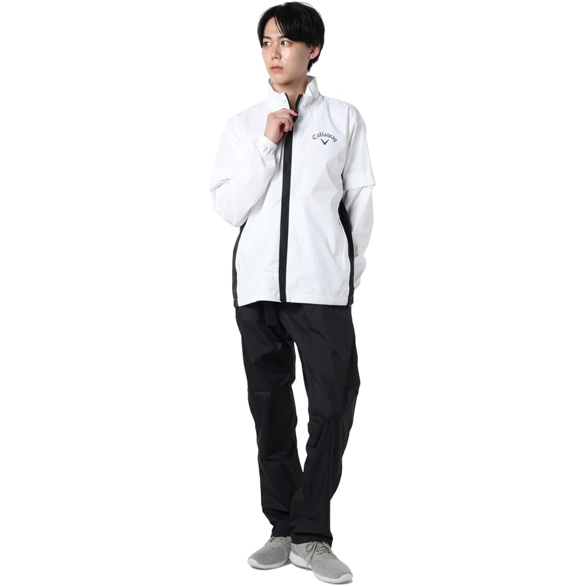 [Callaway] Men's setup rainwear (water resistant, storage bag included) / Golf rain / C22989120