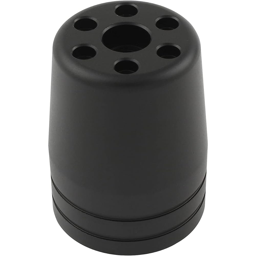 POSH Motorcycle Supplies Ultra Heavy Bar End Repair Outer Cover Only M6 Type 1 Piece Matte Black 031679-MB-10 Bar End Cap
