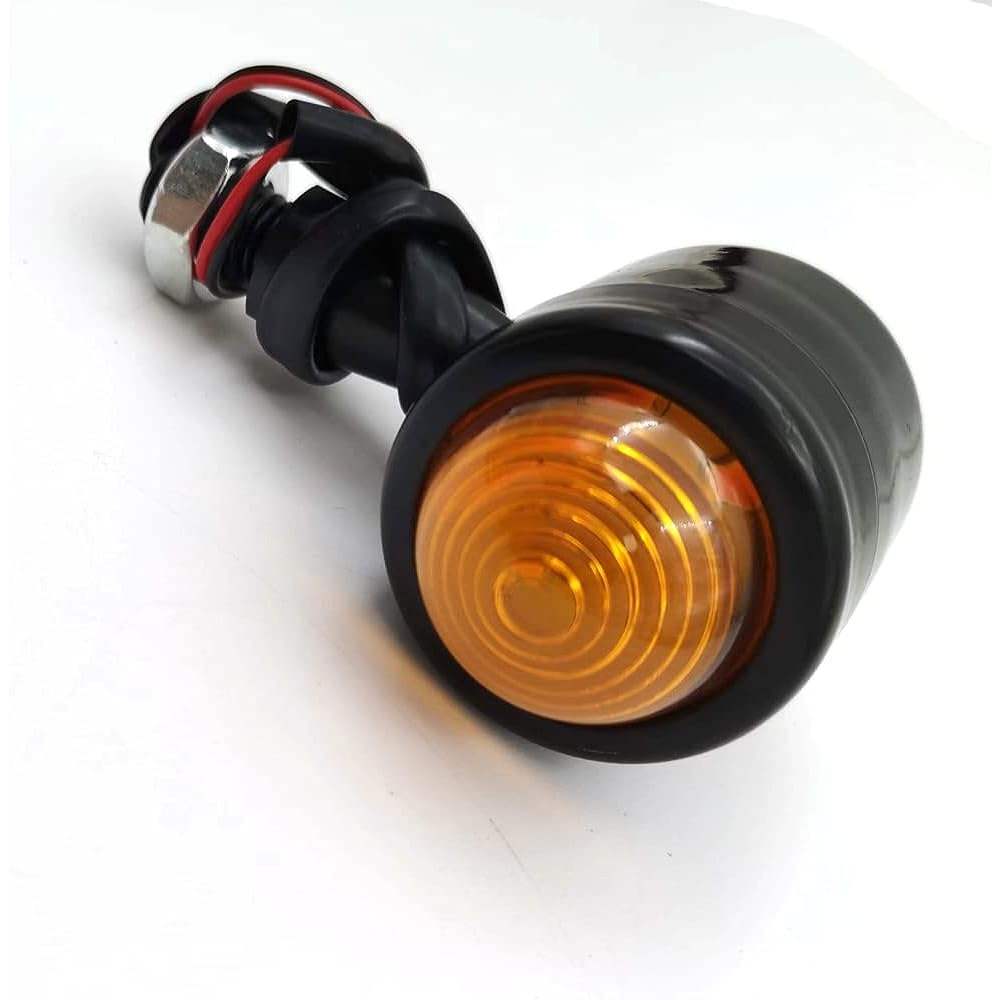 YnGia Motorcycle Tail Light 12V Waterproof Small Brake Turn Signal Multifunctional Motorcycle Tail Lamp Ⅿ6 Screw Position Lamp Stop Lamp Rear Light Red + Yellow Angle Adjustable