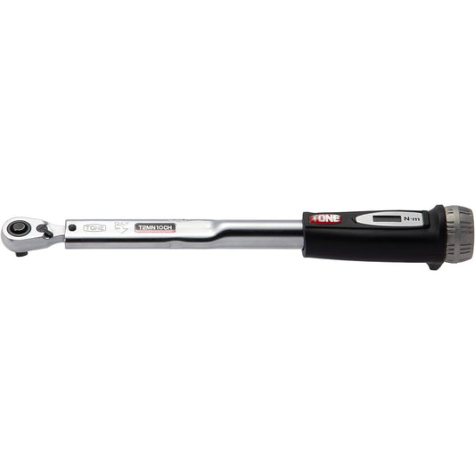 TONE Preset Torque Wrench (Direct Set Compact Head Type) T2MN10CH-QL Drive Angle 6.35mm (1/4") Black 10N・m