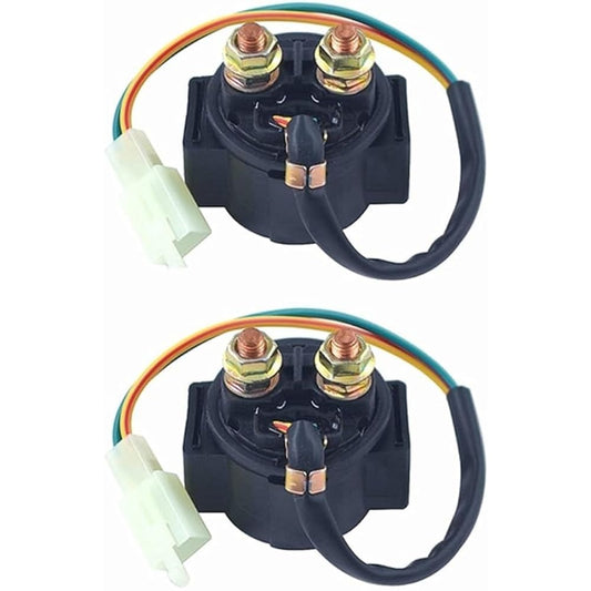 Starter Relay Starter Solenoid Relay for 4 Stroke GY6 Engine 50cc 70cc 90cc 100cc 150cc 200cc 250cc Dirt Bike Scooter Go Kart Dne Buggy