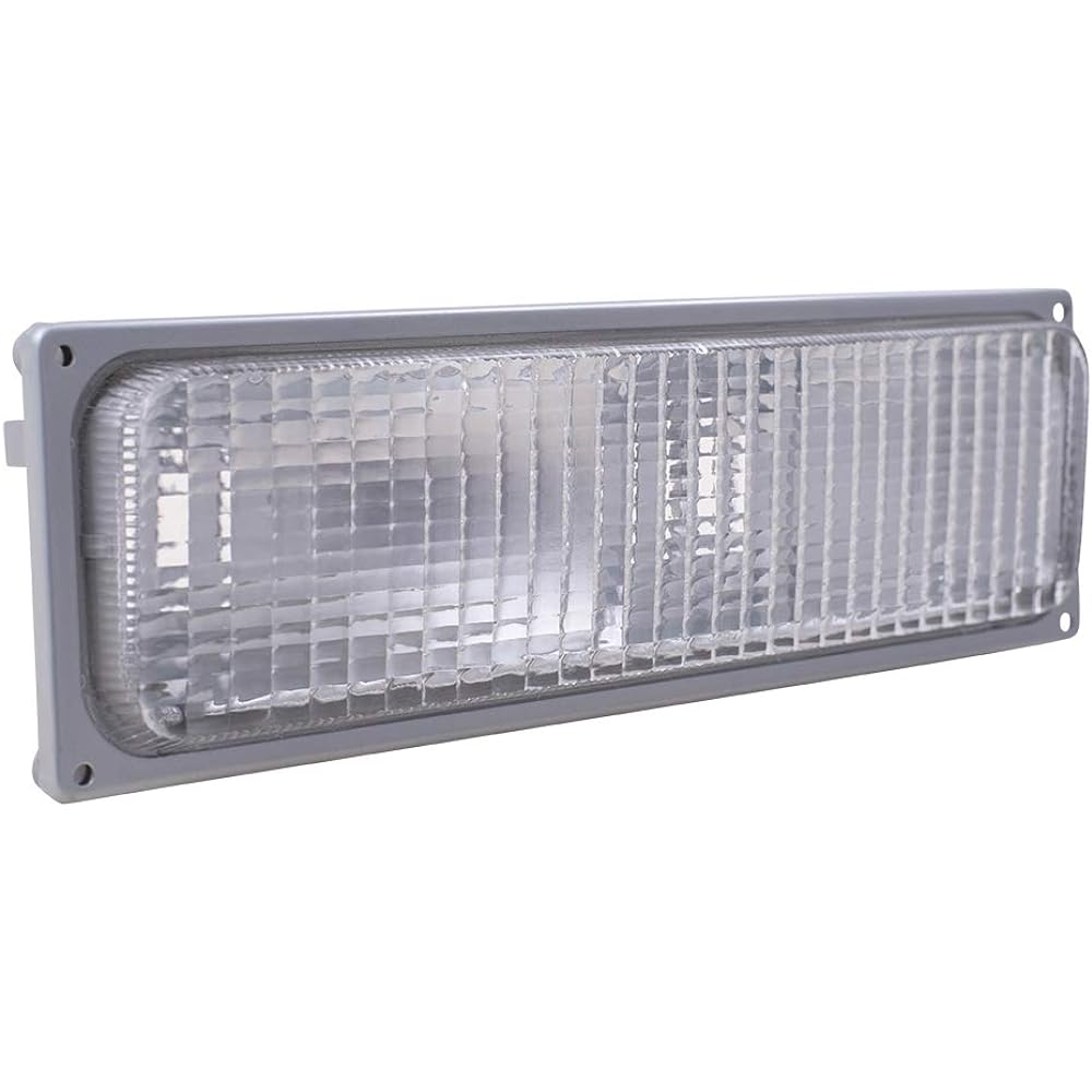 Retail replacement driver and passenger seat set Park signal front marker light 1990-1993 C1500 C2500 K1500 K2500 Pickup truck compatible