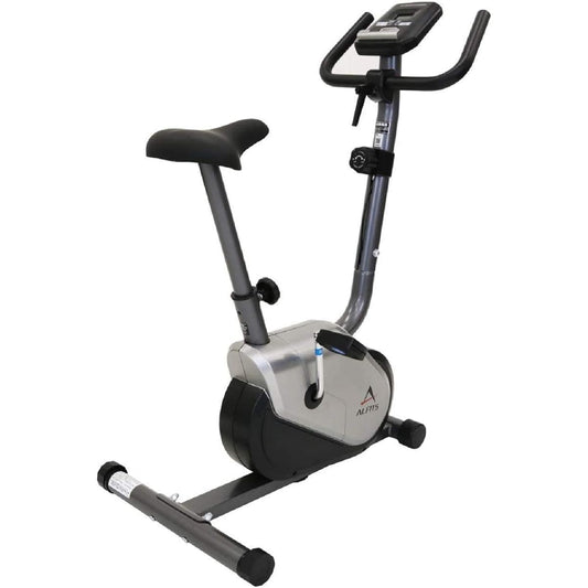 ALINCO Fitness Bike Aero Magnetic Bike 8 Levels of Load Adjustment Magnetic Load Method Auto Start Power Off AFB4020 Black Quiet Saddle Adjustment Easy Assembly Tablet Tray