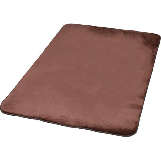Iris Plaza Washable Memory Foam Rug Dust Mite Resistant Soundproof Flannel 200 x 300cm Comfortable Fluffy Texture Anti-slip Brown