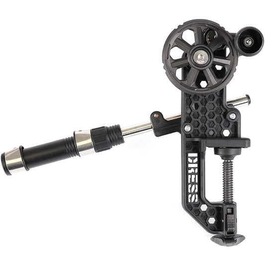 [DRESS] Maximum Winder EVO Fishing Line Winder Fishing Line Thread Winder Fishing Reel Spool Gear Beginner Easy Installation Black ●Size (when used): Approx. 245 x 212 x 304 mm