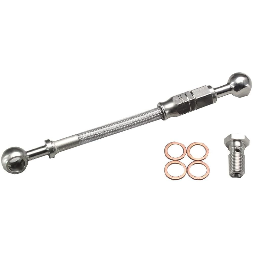HURRICANE Brake Hose Joint Full Stainless Steel HB7E020S