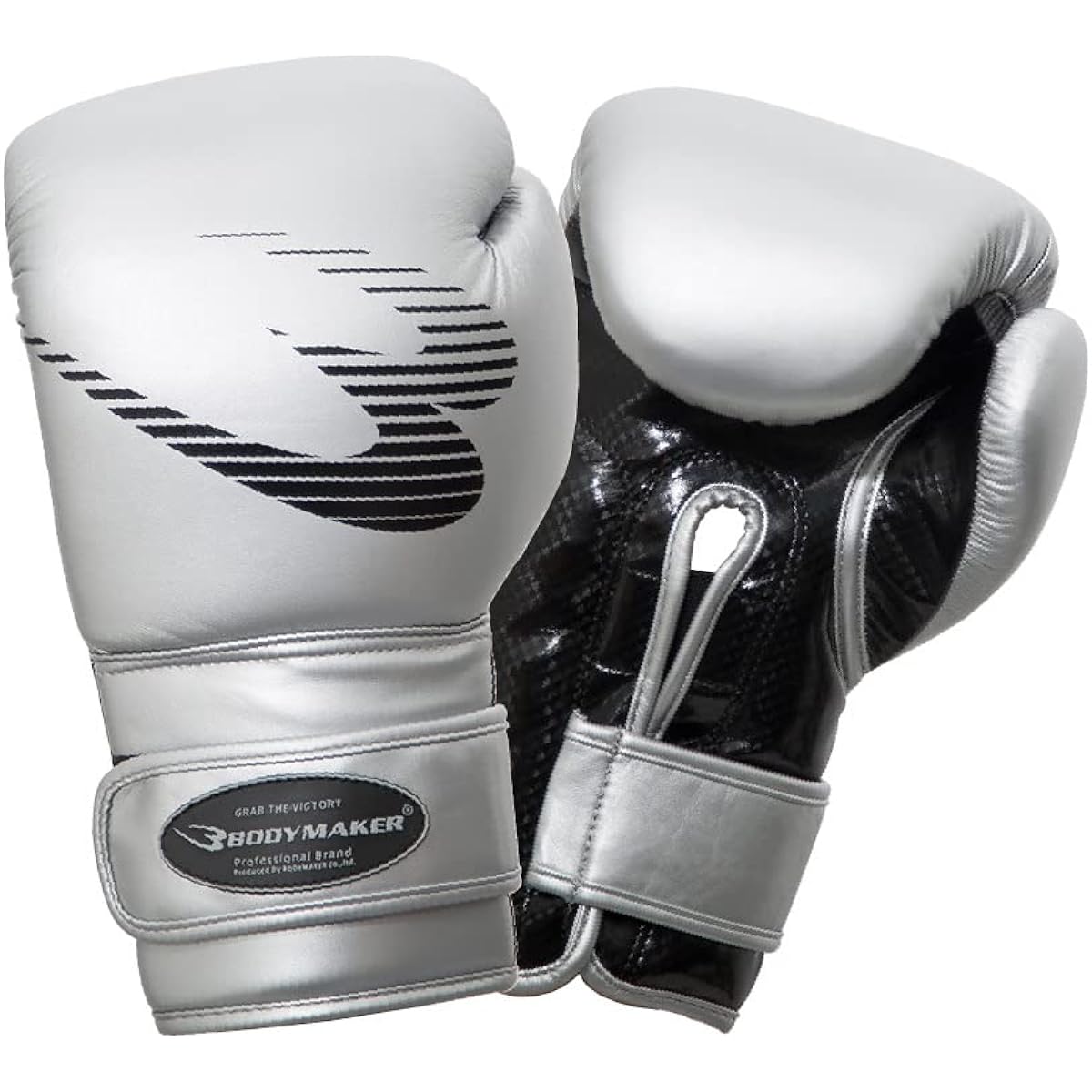 BODYMAKER Fitness Boxing Gloves Metallic Martial Arts Karate Boxing Kickboxing Mixed Martial Arts Practice Dojo Fitness Exercise Boxer Punch Diet Gloves Training