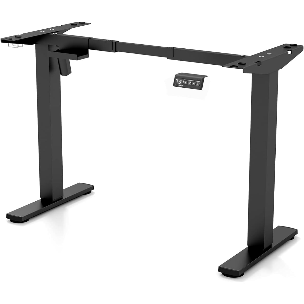 Alebert Electric Elevating Desk, Elevating Desk, Legs Only, Standing Desk, Computer Desk, Height Adjustable Memory Function, Office Desk, Office Work Table, Gaming Desk, Study Desk, Study Desk (Black)