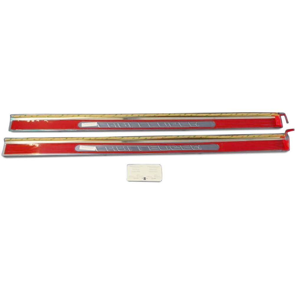 Door frame entry guard stainless steel CHALLENGER logo (compatible with right -hand drive cars cannot be guaranteed)