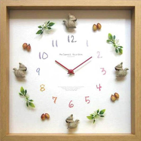JIG Display Clock Squirrel-2 Squirrel CDC-50385