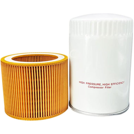 FILME Oil Filter Kit 39329602 Air Filter Element 88171913 Screw Air Compressor Replacement Up5 Up6