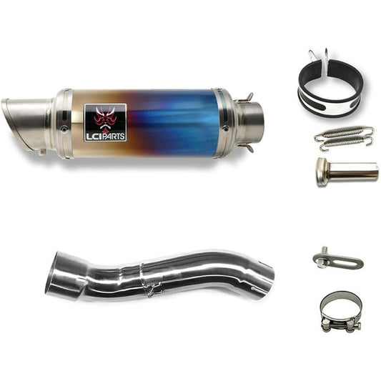 CBR250RR 2017-2023 LCIPARTS Short Titanium Slip-On Muffler