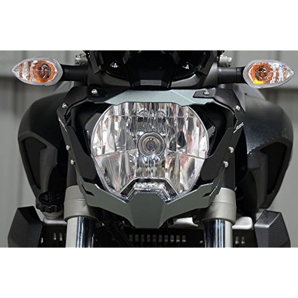 RIDEA Aluminum Headlight Cover Gold MT-07 2014- HLG-Y03-GD