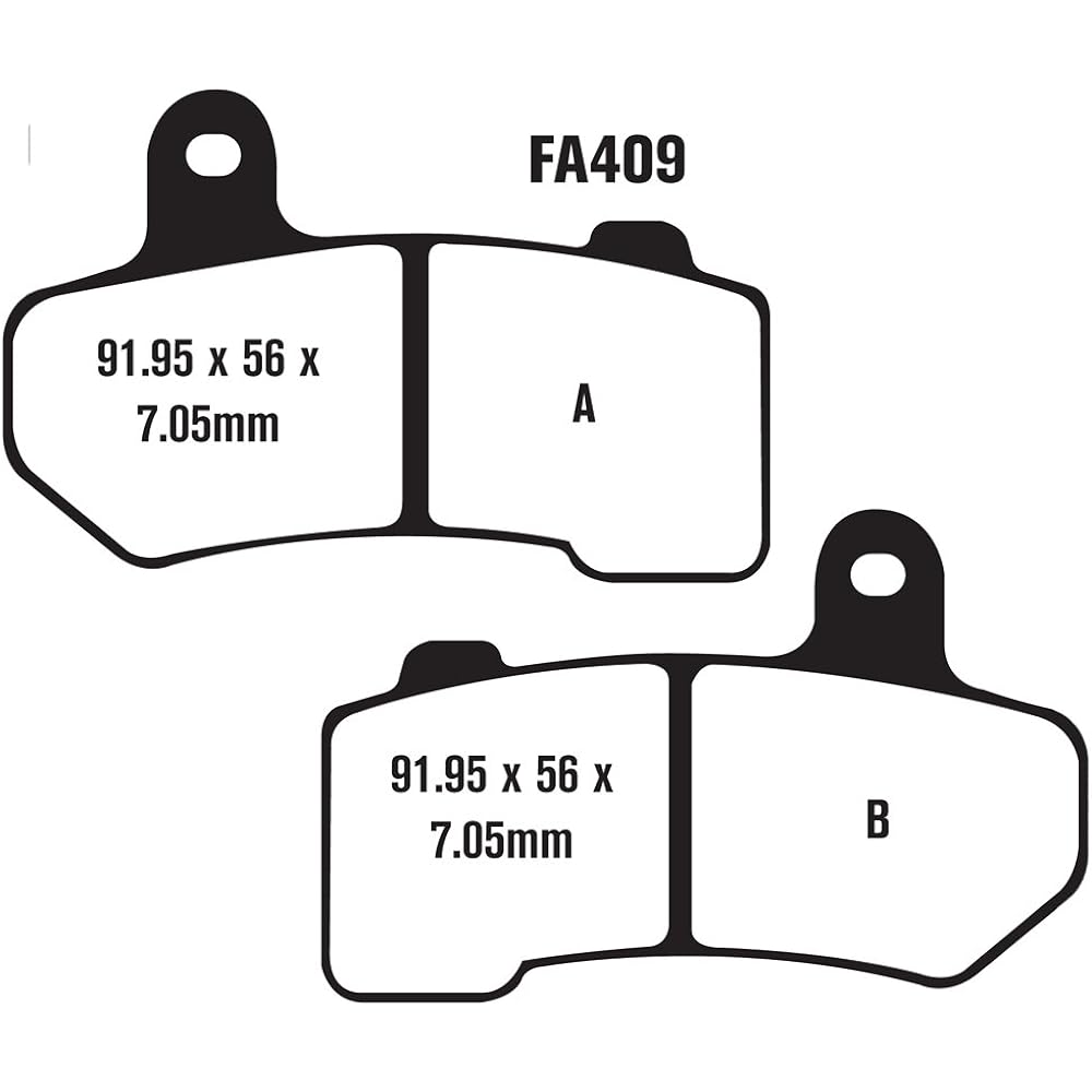 EBC brake EBPCK1016 COMPLETE SEMI-SINTERED V-Pads Brake pad change kit