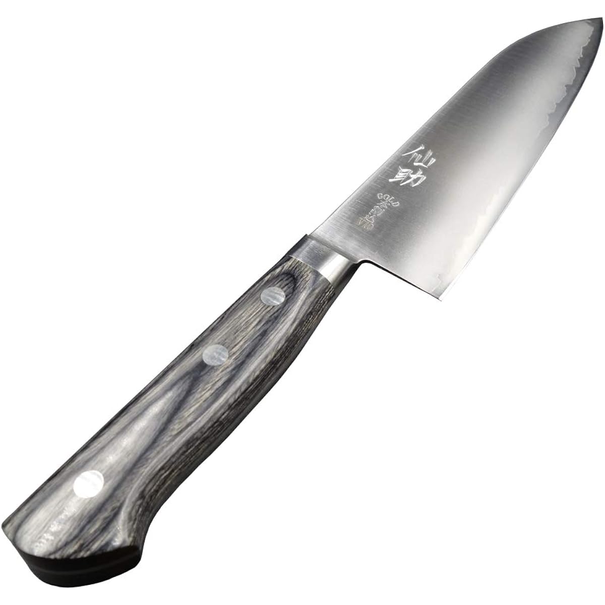 Sensuke Knife Santoku Knife VG10 165mm Gray Plywood Pattern